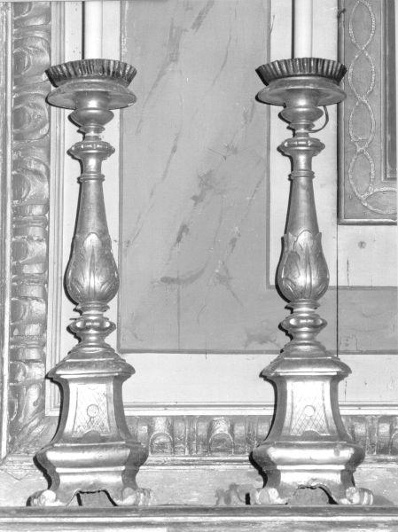 candeliere, serie - bottega lucchese (fine sec. XIX)