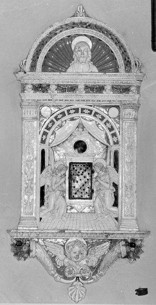 tabernacolo murale di Della Robbia Luca (scuola) (prima metà sec. XVI)