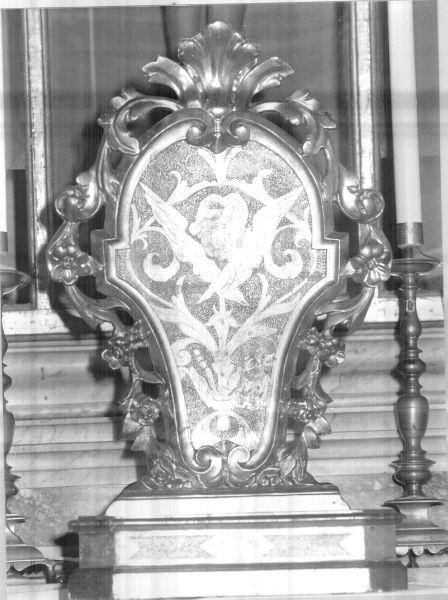 tronetto per esposizione eucaristica - bottega lucchese (seconda metà sec. XIX)