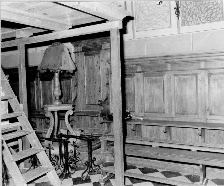 stalli del coro - bottega lucchese (fine sec. XVIII)