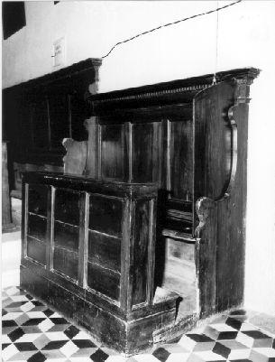 stalli del coro, serie - bottega lucchese (fine sec. XVIII)