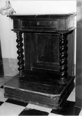 inginocchiatoio - bottega lucchese (inizio sec. XVIII)
