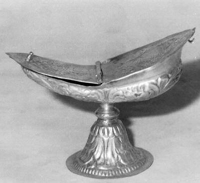 navicella portaincenso - a galeone - bottega lucchese (seconda metà sec. XVIII)