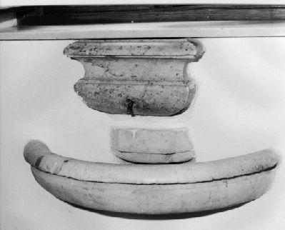 lavabo da sacrestia - bottega lucchese (fine/inizio secc. XVIII/ XIX)