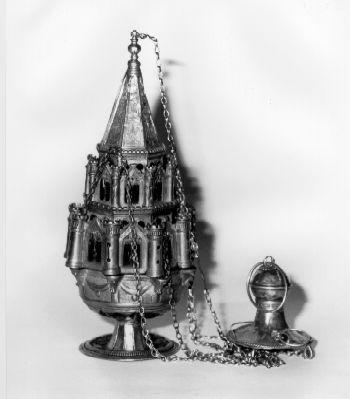 turibolo - a corpo architettonico - bottega italiana (sec. XVI)