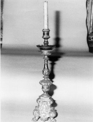 candeliere, serie - bottega lucchese (seconda metà sec. XVIII)