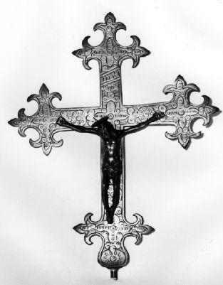 croce - bottega lucchese (seconda metà sec. XVII)