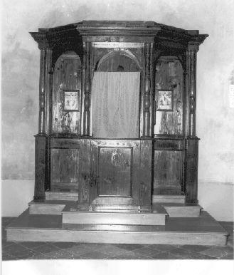 confessionale, serie - bottega lucchese (seconda metà sec. XIX)