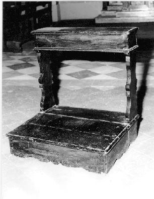 inginocchiatoio - bottega lucchese (fine sec. XVIII)