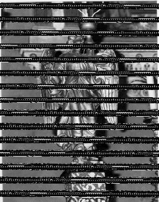 candelabro, serie - bottega lucchese (seconda metà sec. XIX)