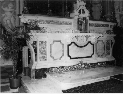 altare maggiore - bottega lucchese (fine sec. XVIII)