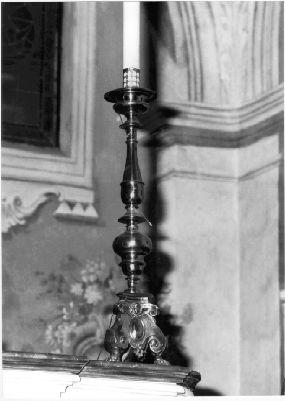 candeliere, serie - bottega lucchese (prima metà sec. XVIII)