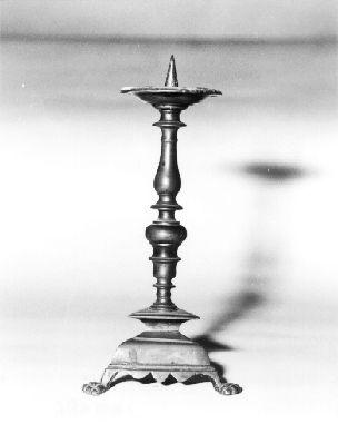 candeliere, serie - bottega lucchese (seconda metà sec. XVII)