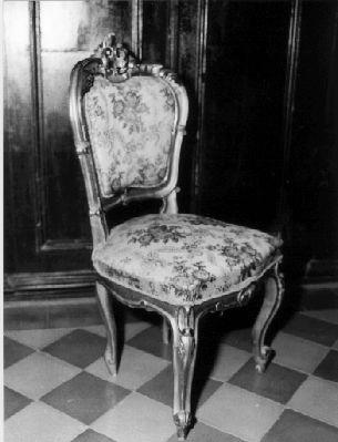 sedia, serie - bottega italiana (seconda metà sec. XVIII)