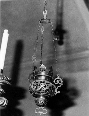 lampada pensile - bottega lucchese (seconda metà sec. XVII)