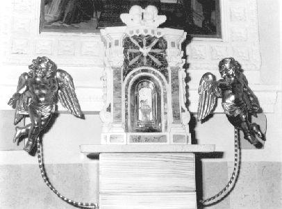 tabernacolo, elemento d'insieme - bottega versiliese (prima metà sec. XIX)