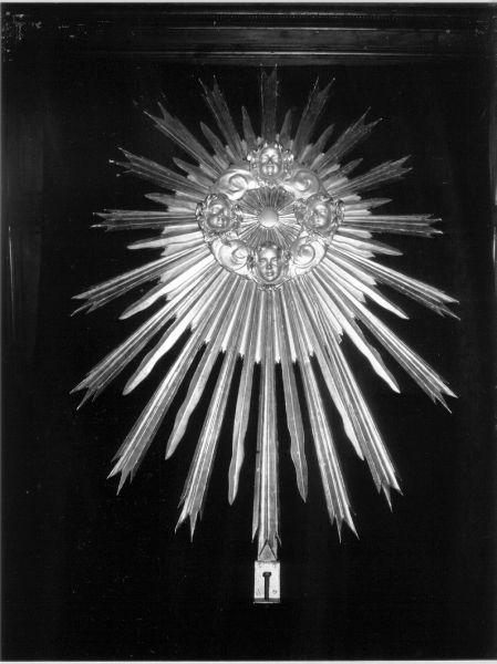 tronetto per esposizione eucaristica, frammento - ambito versiliese (prima metà sec. XX)