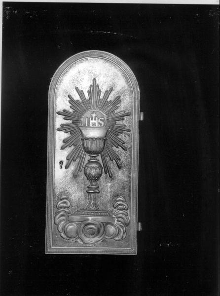 sportello di tabernacolo - ambito versiliese (ultimo quarto sec. XIX)