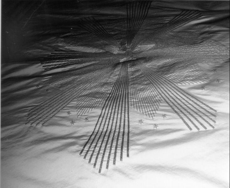 baldacchino processionale - manifattura lucchese, manifattura italiana (metà sec. XX)