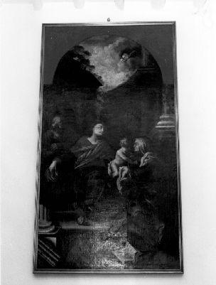 Madonna con Bambino San Giuseppe e Sant'Anna (dipinto) - ambito toscano (prima metà sec. XVIII)