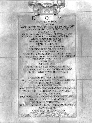 lapide commemorativa - bottega lucchese (sec. XVII)