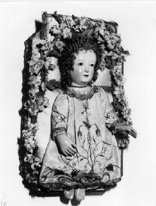 statuetta di presepio - bottega italiana (prima metà sec. XIX)