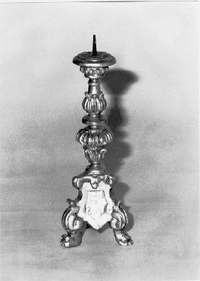 candeliere, serie - bottega lucchese (seconda metà sec. XVIII)