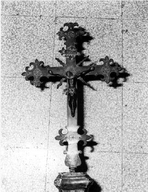croce - bottega lucchese (metà sec. XVII)