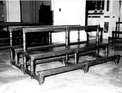 panca, serie - bottega lucchese (prima metà sec. XIX)