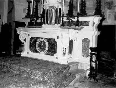 altare maggiore - bottega lucchese (fine/inizio secc. XVIII/ XIX)