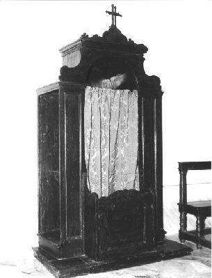 confessionale - bottega lucchese (prima metà sec. XVIII)