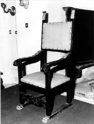 seggiolone - bottega lucchese (seconda metà sec. XVIII)