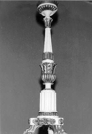 candelabro, serie - ambito lunigianese (primo quarto sec. XIX)