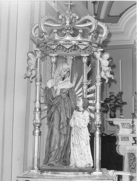 baldacchino - a corona - ambito lunigianese (fine, metà sec. XIX, sec. XX)