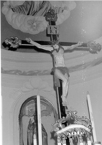 crocifisso - ambito lunigianese (seconda metà sec. XIX)