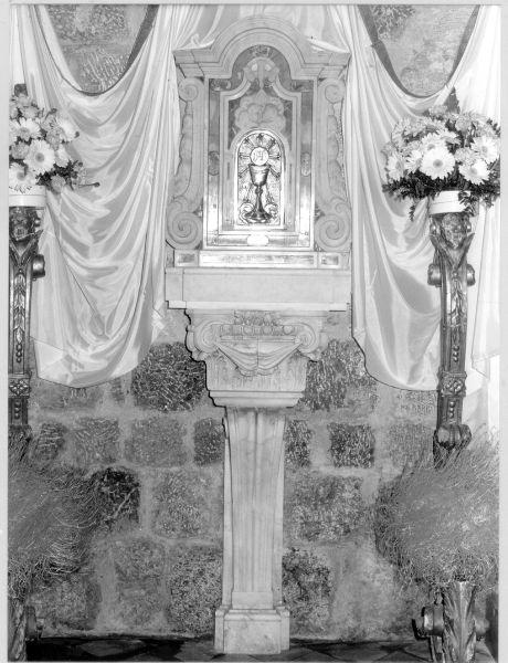 tabernacolo - bottega italiana (fine/inizio secc. XVIII/ XIX)