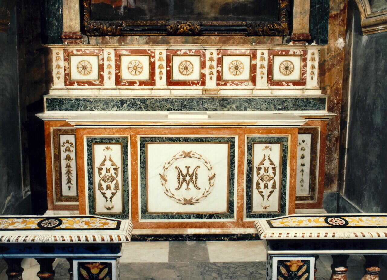 altare - a blocco - ambito siciliano (Seconda metà sec. XIX)