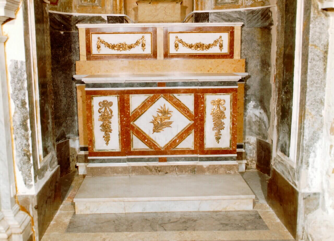 altare - a blocco - ambito siciliano (Seconda metà sec. XIX)