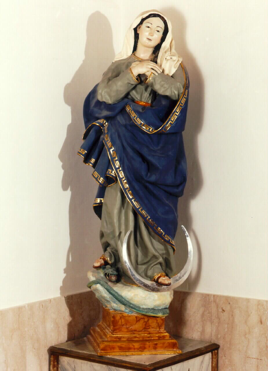 Madonna Immacolata (statua) - ambito siciliano (Seconda metà sec. XIX)