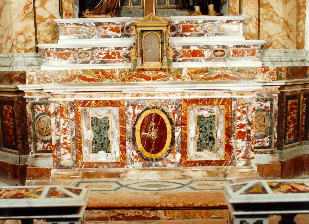 altare - a blocco - ambito siciliano (Seconda metà sec. XVIII)