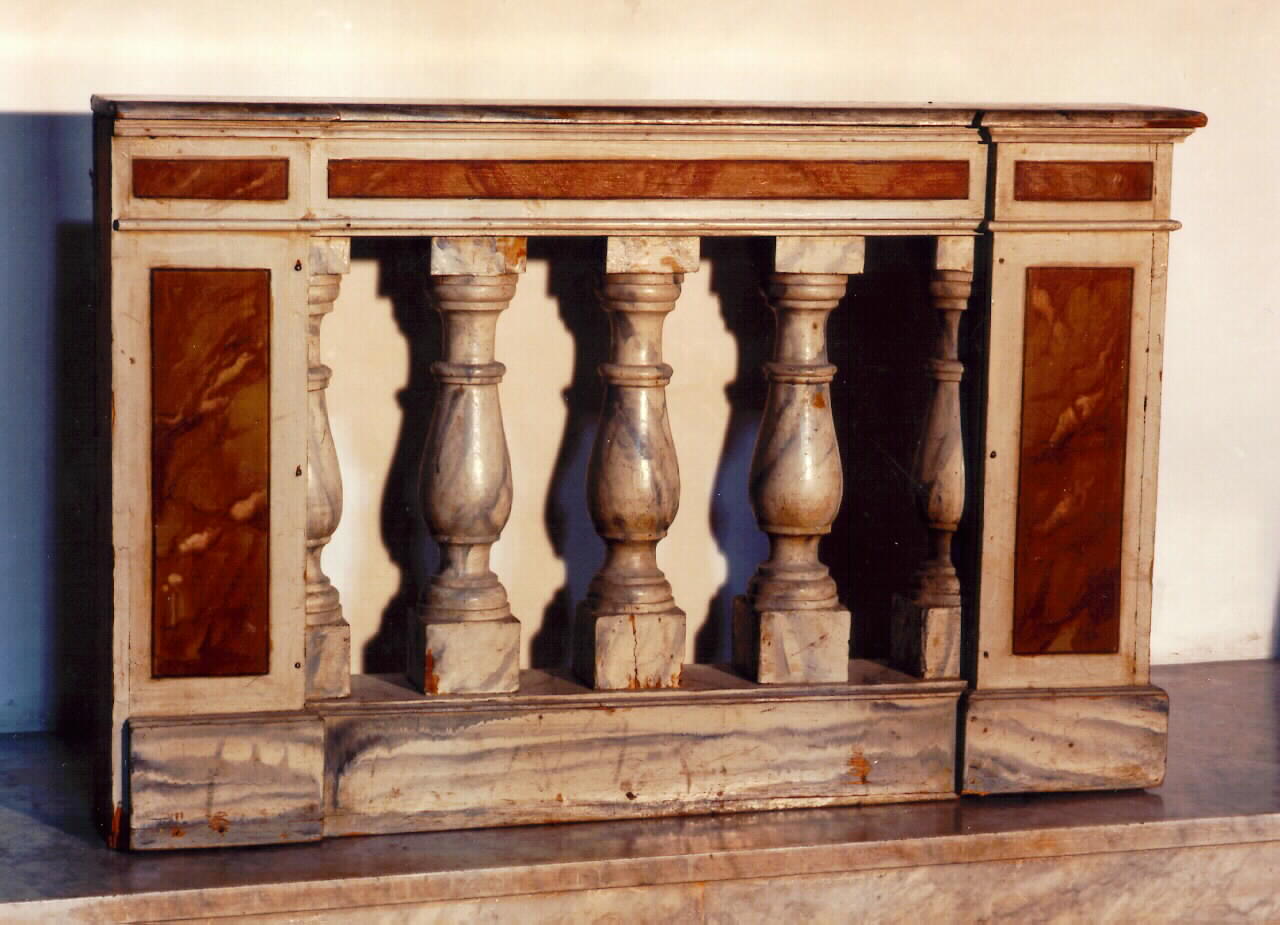 balaustrata, serie - produzione siciliana (primo quarto sec. XX)