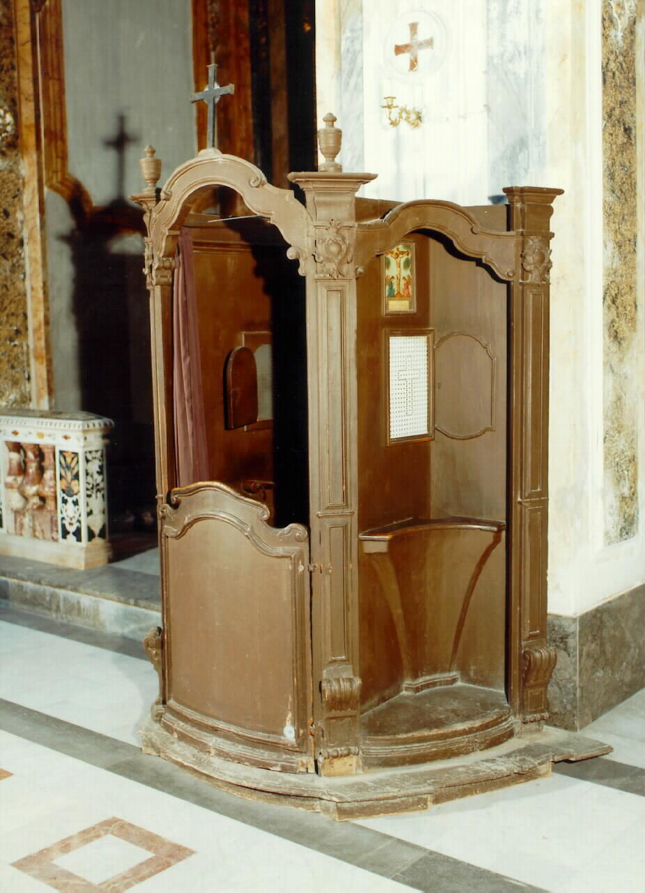 confessionale - produzione siciliana (Seconda metà sec. XVIII)