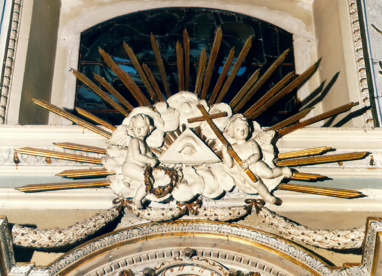 angioletti con simboli cristologici (rilievo) - ambito siciliano (Seconda metà sec. XVIII)