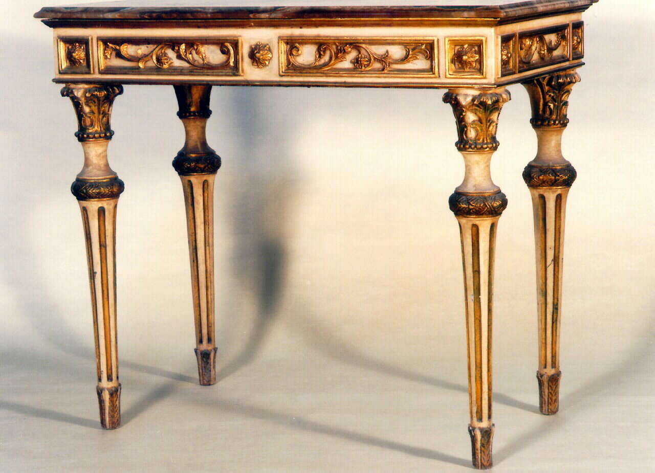 tavolo, serie - produzione siciliana (primo quarto sec. XIX)