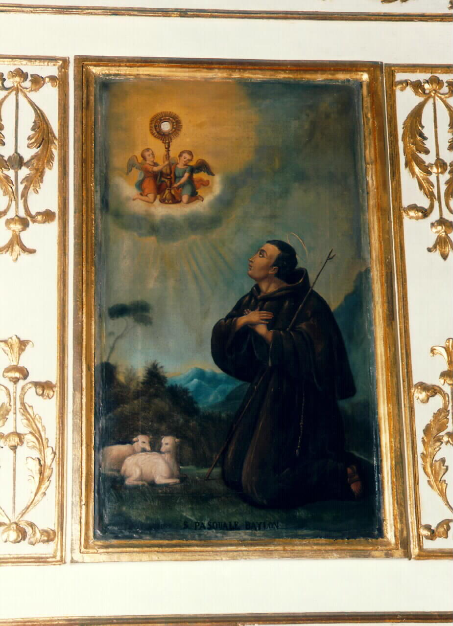 San Pasquale Baylon (dipinto) - ambito siciliano (Fine/inizio secc. XIX/ XX)