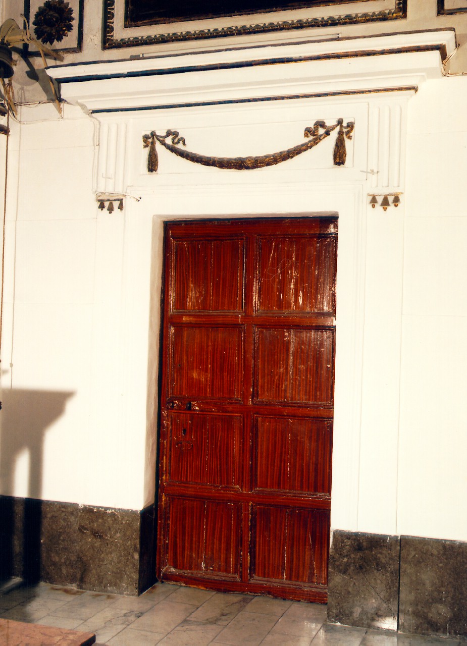 mostra di porta, serie - ambito siciliano (Prima metà sec. XIX)