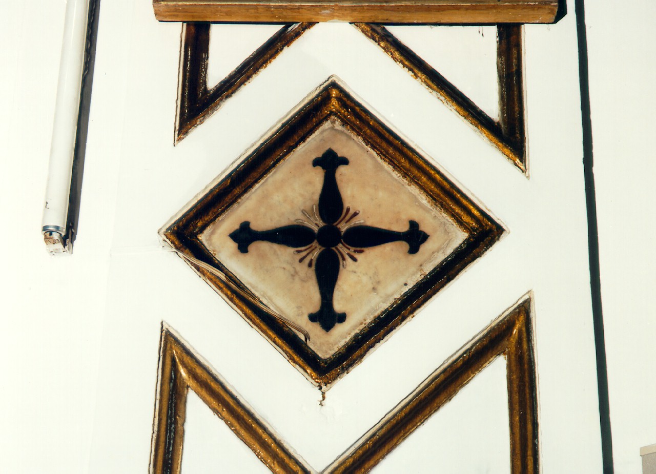 croce di consacrazione, serie - ambito siciliano (Prima metà sec. XIX)