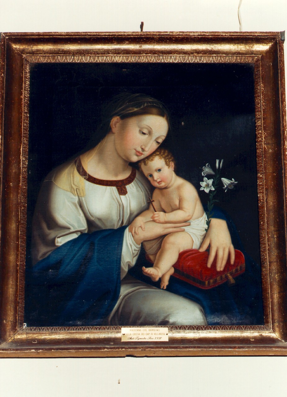 Madonna con Bambino (dipinto) - ambito siciliano (sec. XVIII)