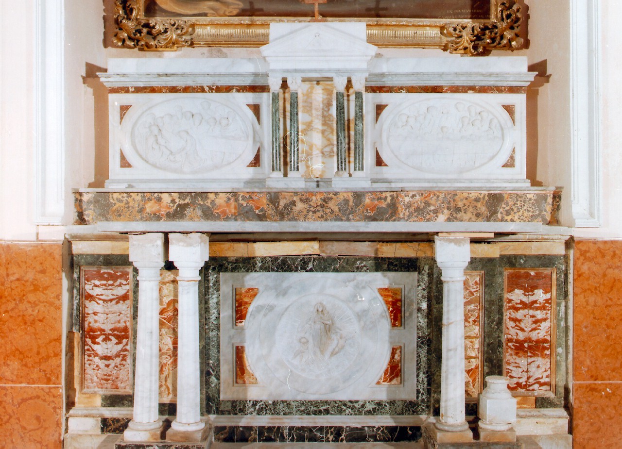 altare - a blocco - ambito siciliano (Seconda metà sec. XIX)