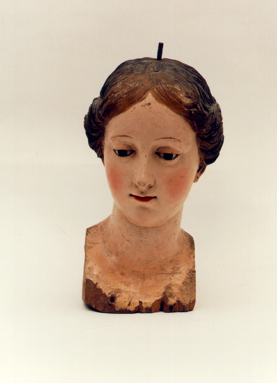 testa di donna (scultura) - ambito siciliano (sec. XVIII)